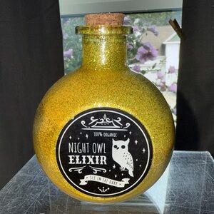 Night Owl Elixir Decorative Bottle